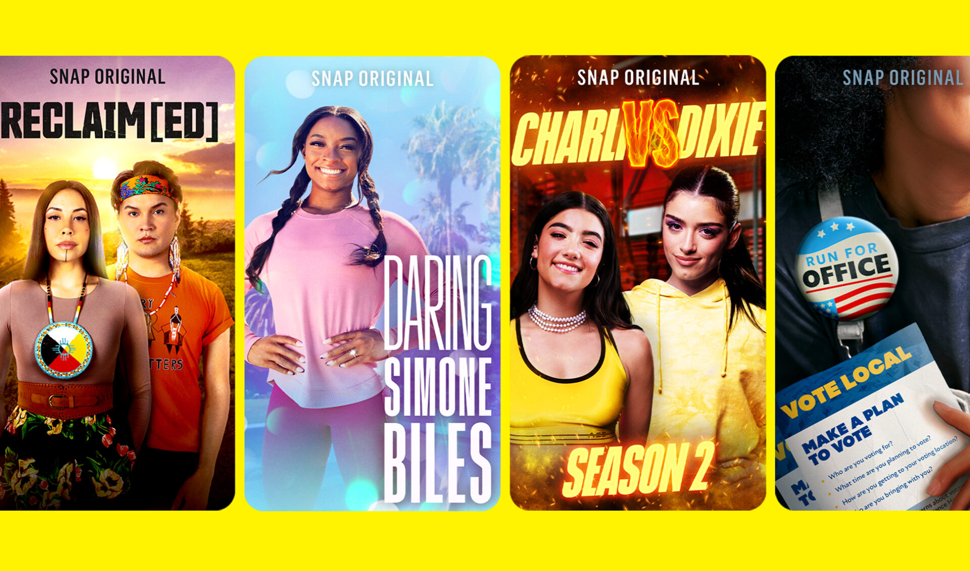 Snapchat unveils Simone Biles Original, Cameo partnership, and new inclusivity pledge