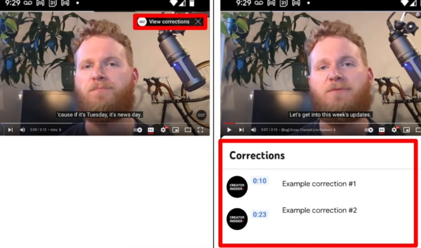 Need to correct an error in one of your YouTube videos? That process is now easier than ever.