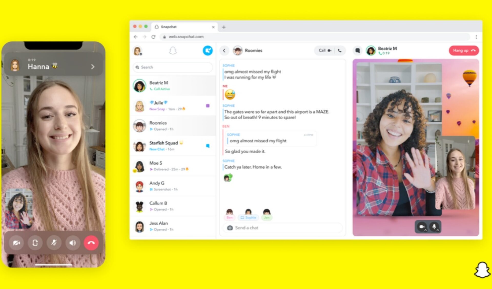 Want your Bitmoji to work on a laptop? Try Snapchat’s browser version.