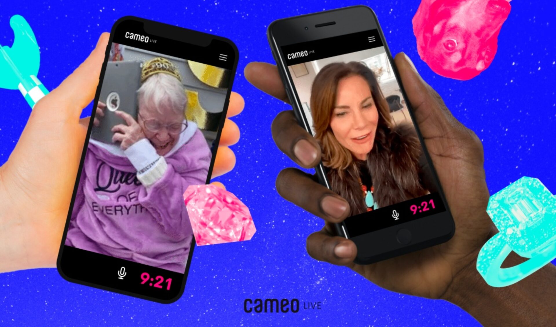 Cameo will do it live by letting users video chat with celebrities