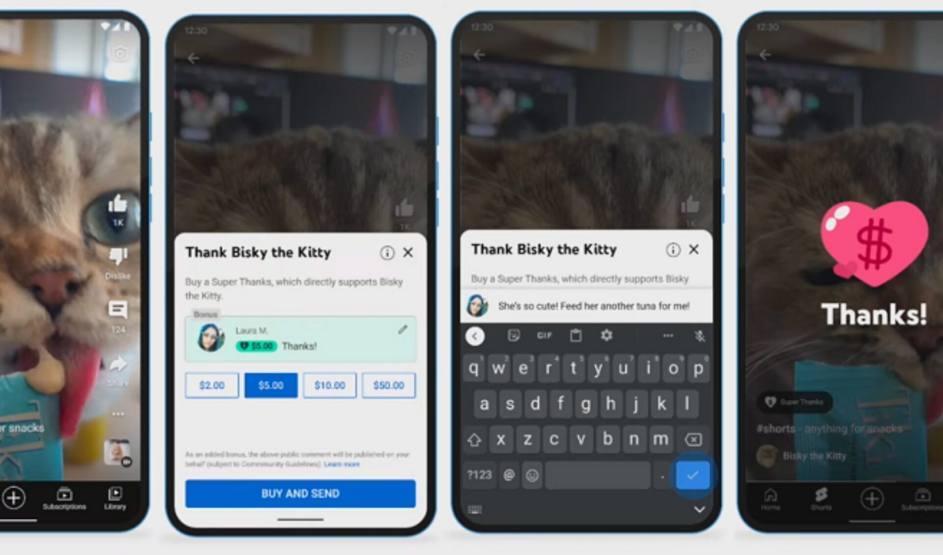 YouTube is rolling out its tip jar on Shorts