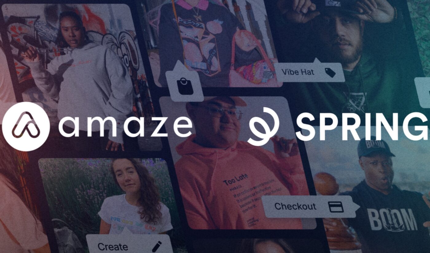 Amaze acquires Spring and its 5.5 million creator stores