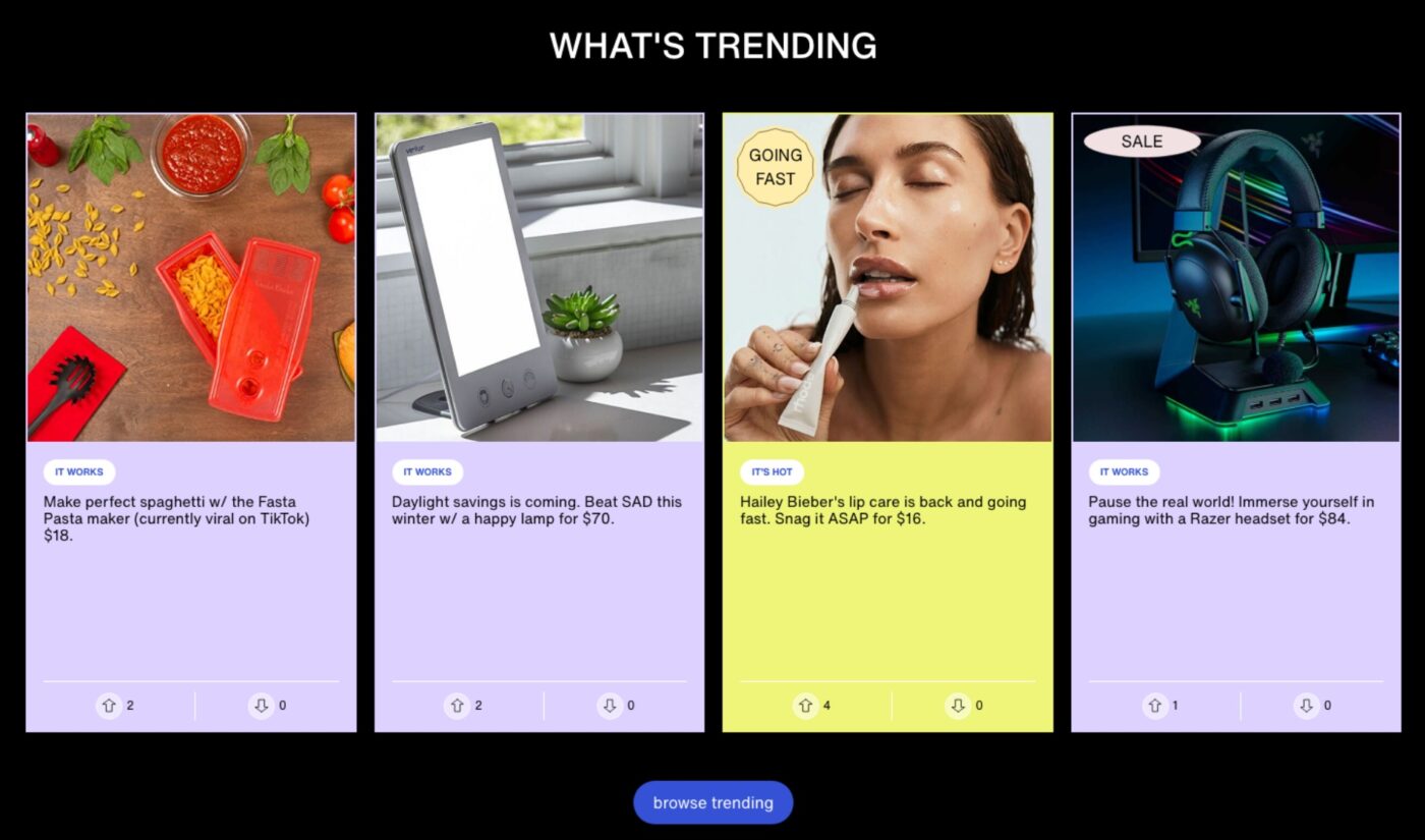 With FirstFinds, Hearst marries ecommerce to Reddit-style voting