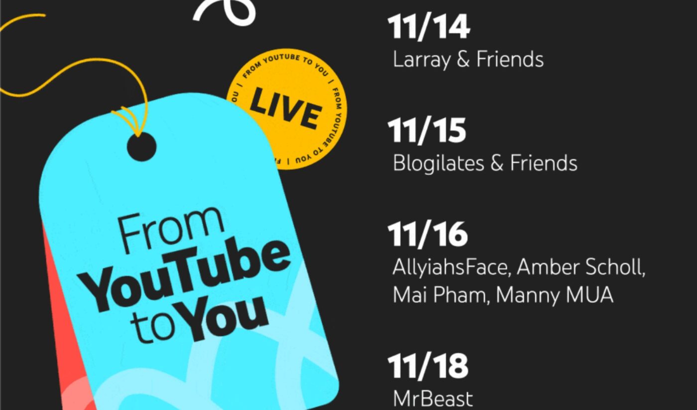 Beauty deals are coming “From YouTube To You” this holiday season