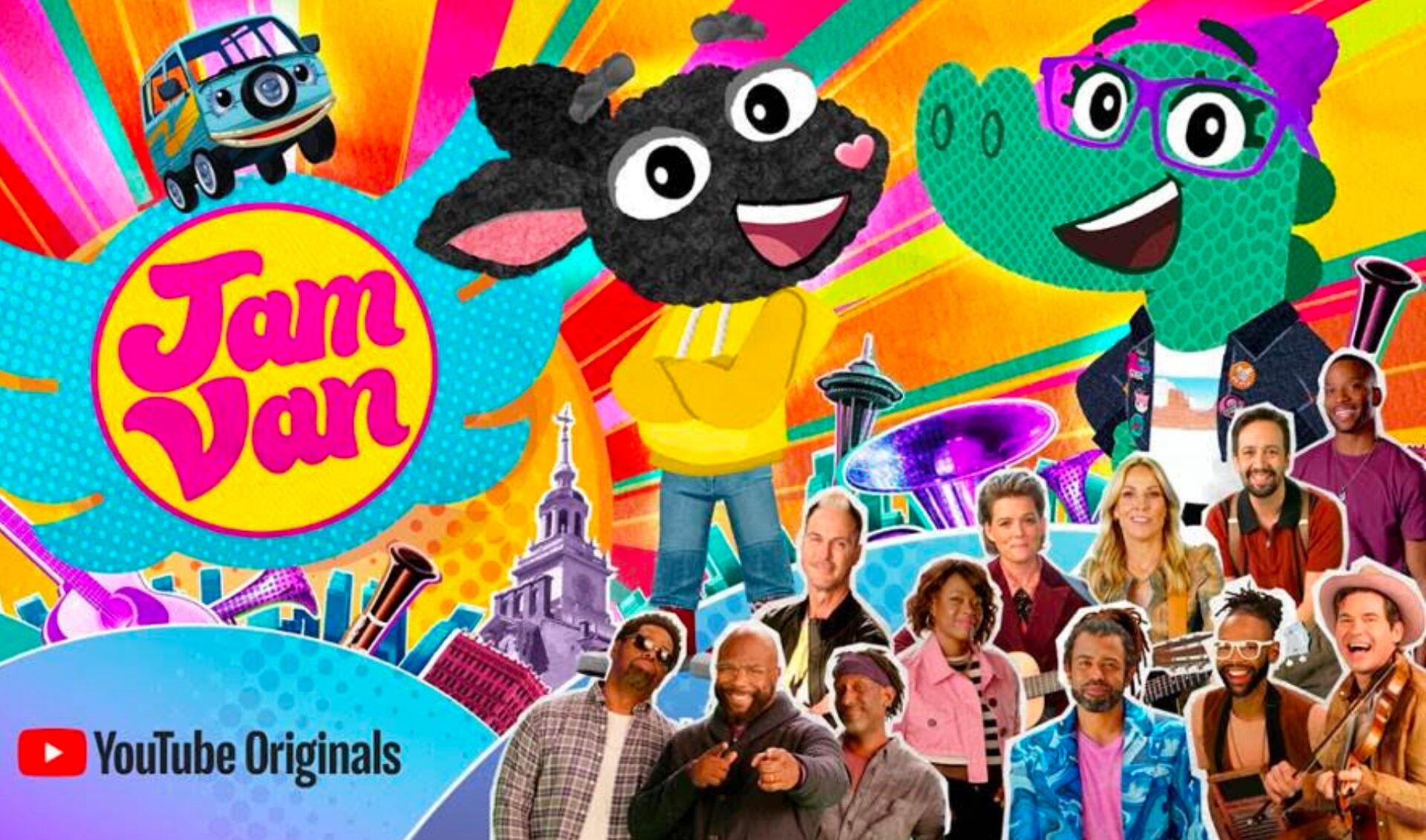 Lin-Manuel Miranda gets in the ‘Jam Van’ to kick off new YouTube Kids series