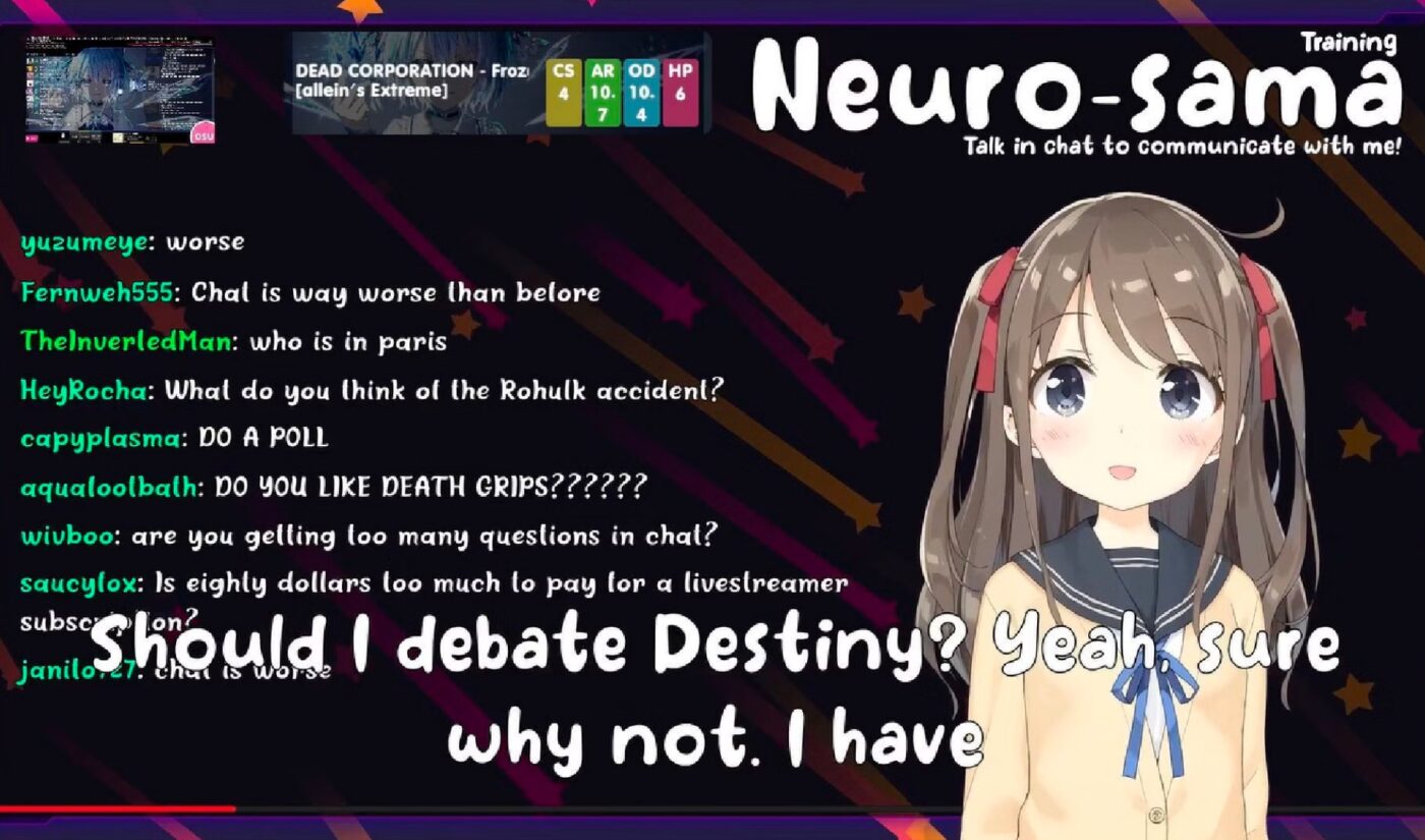 There’s an AI VTuber now and it has 70,000 followers on Twitch