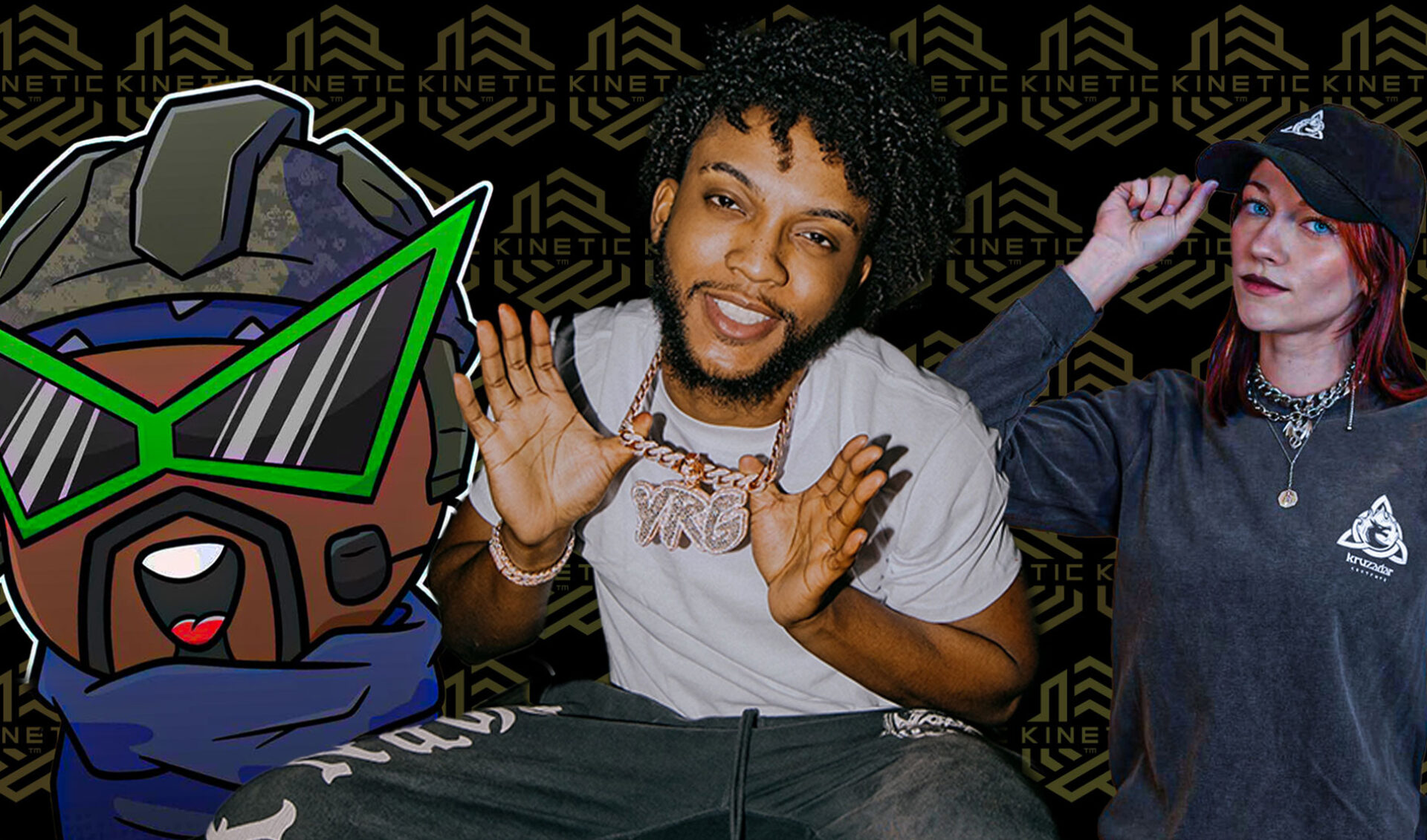 The Kinetic Group signs 3 new streamers to its “Emerging Talent” division (Exclusive)