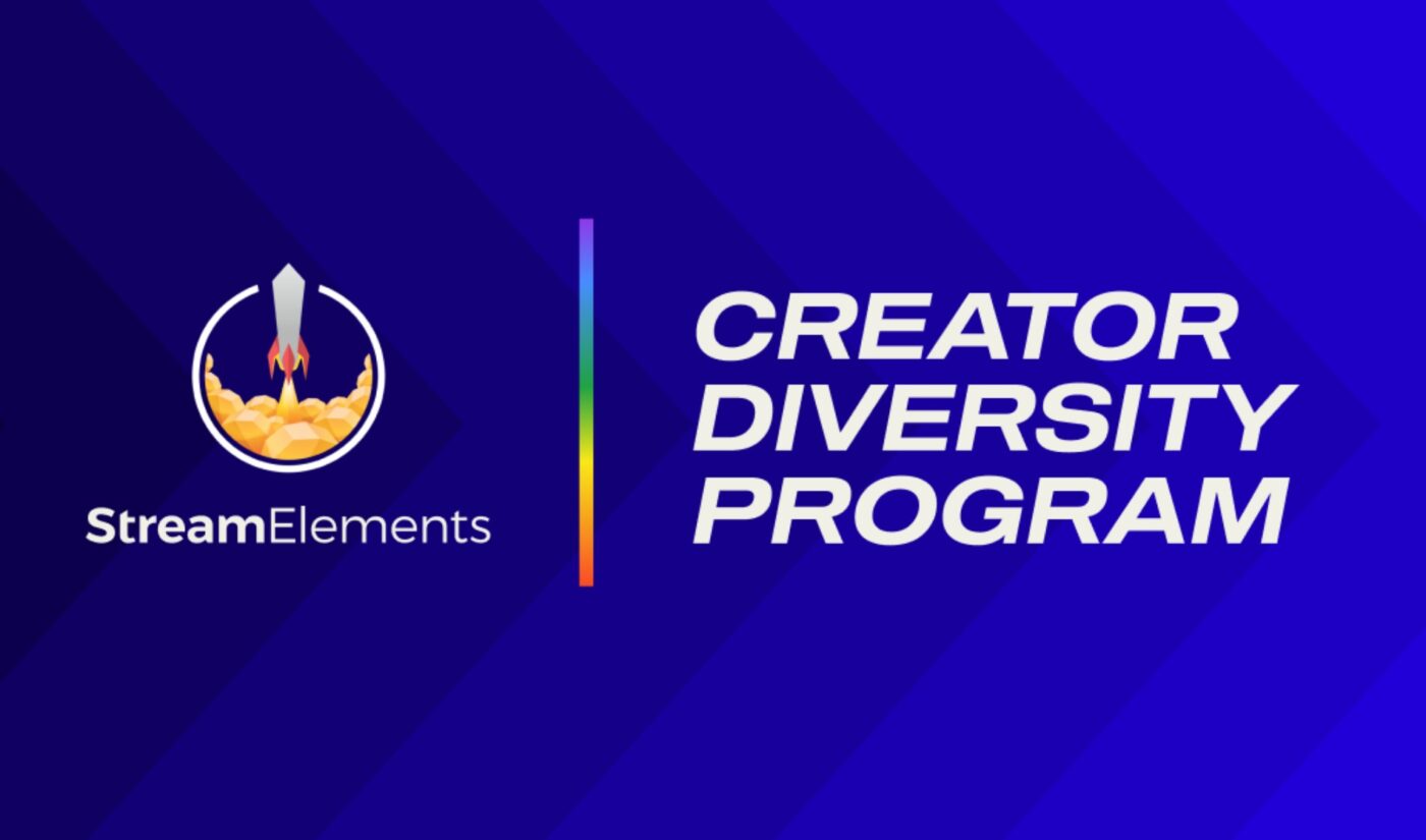 StreamElements brings back Creator Diversity Program to deliver $3,000 to creators from underrepresented groups