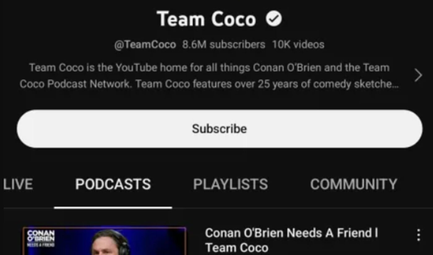 YouTube is giving podcasts prime real estate on creators’ channels