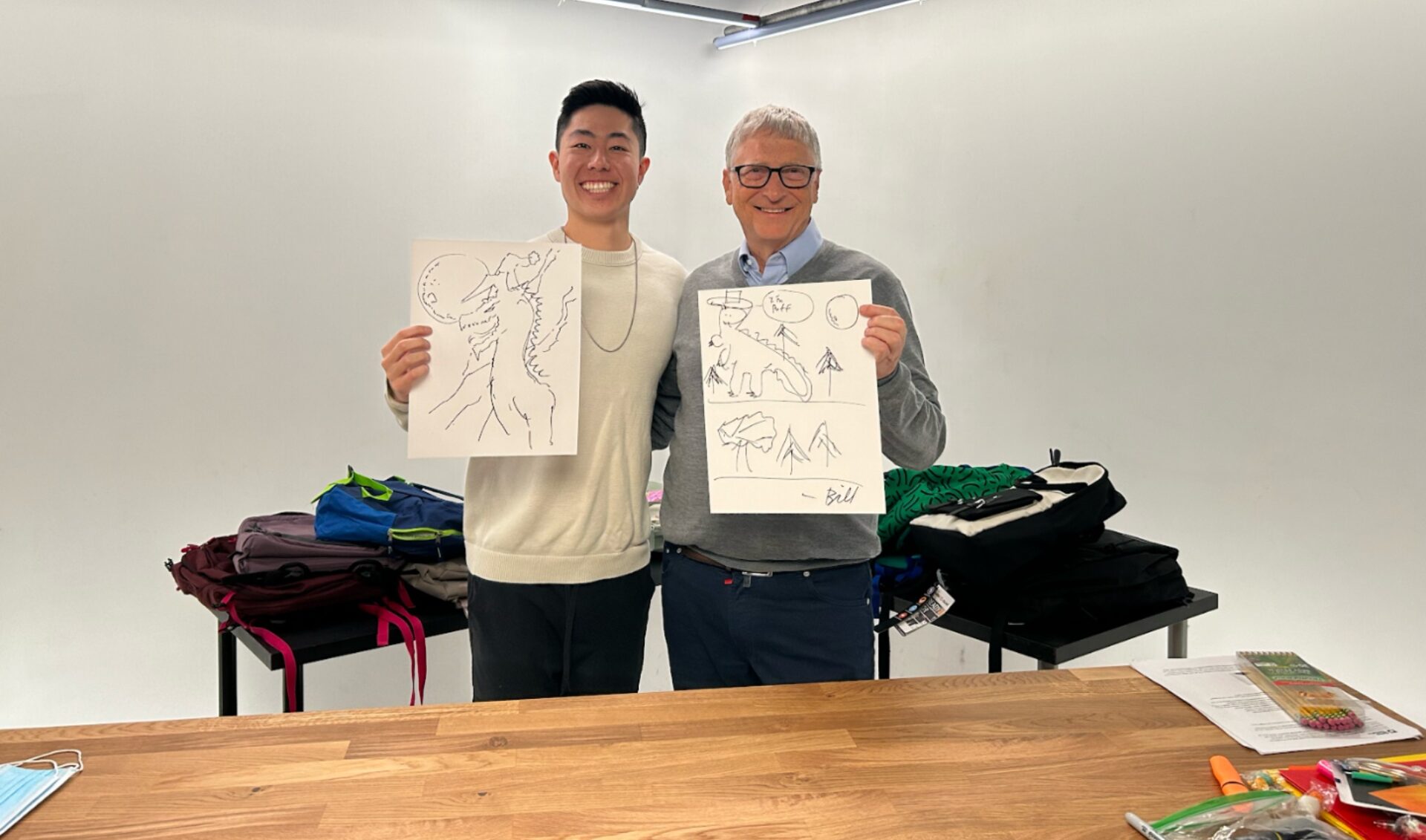 Bill Gates assisted ZHC’s donation drive and explained how creators can save the world