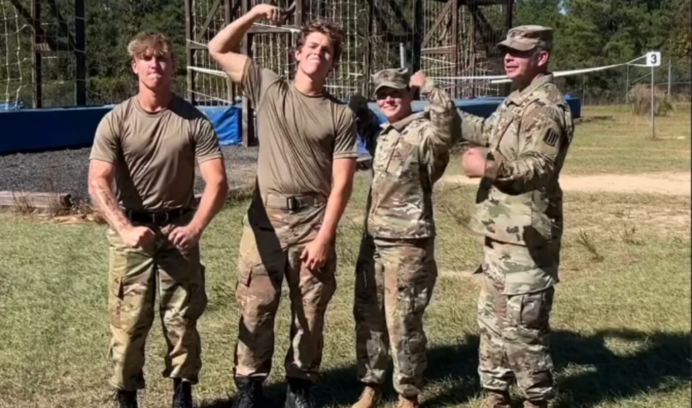 Short-form star Ben Azelart likes a challenge, so he took on the Army’s basic training course