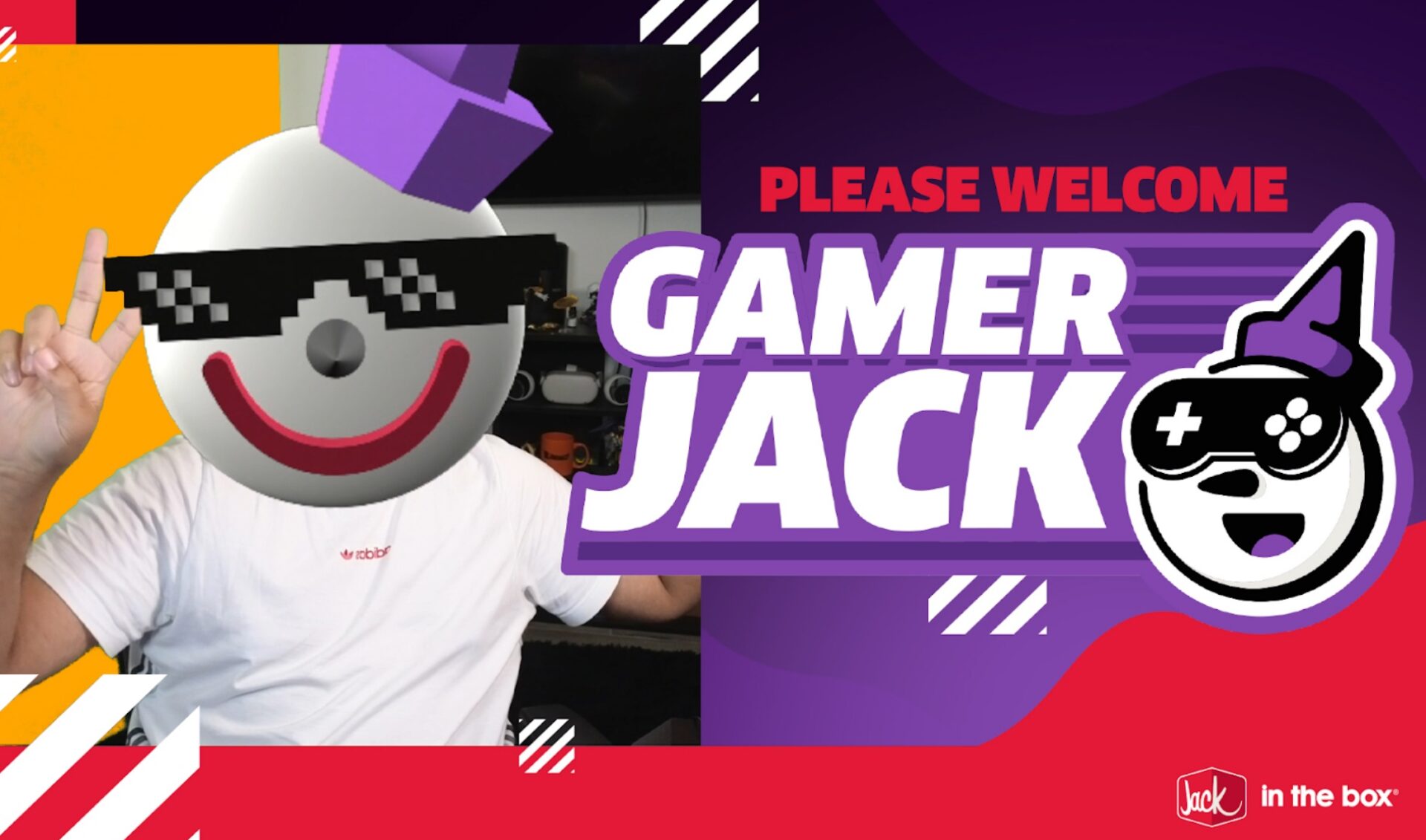 Jack in the Box has introduced its official streamer: Say hi to Gamer Jack.