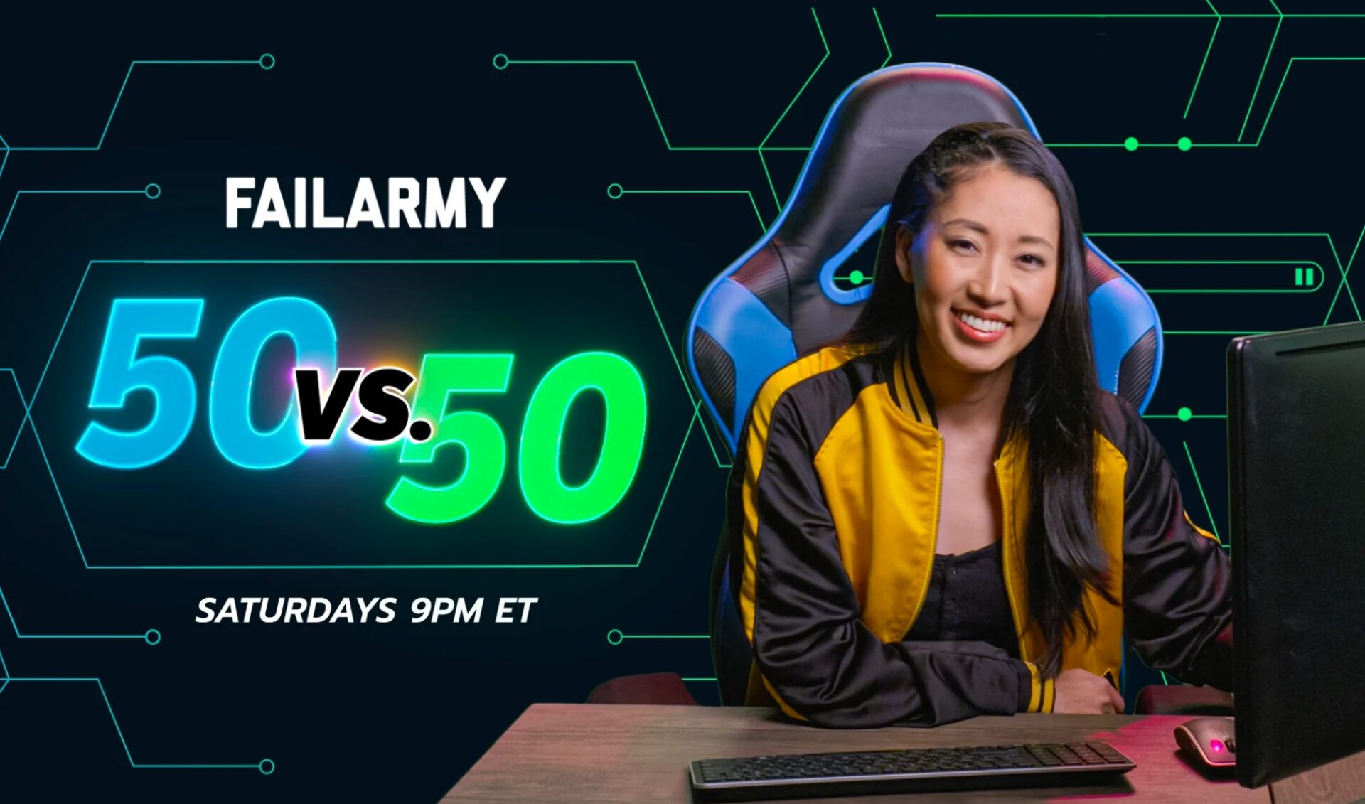 FailArmy launches competition format ’50 vs. 50′ hosted by gamer Mari Takahashi
