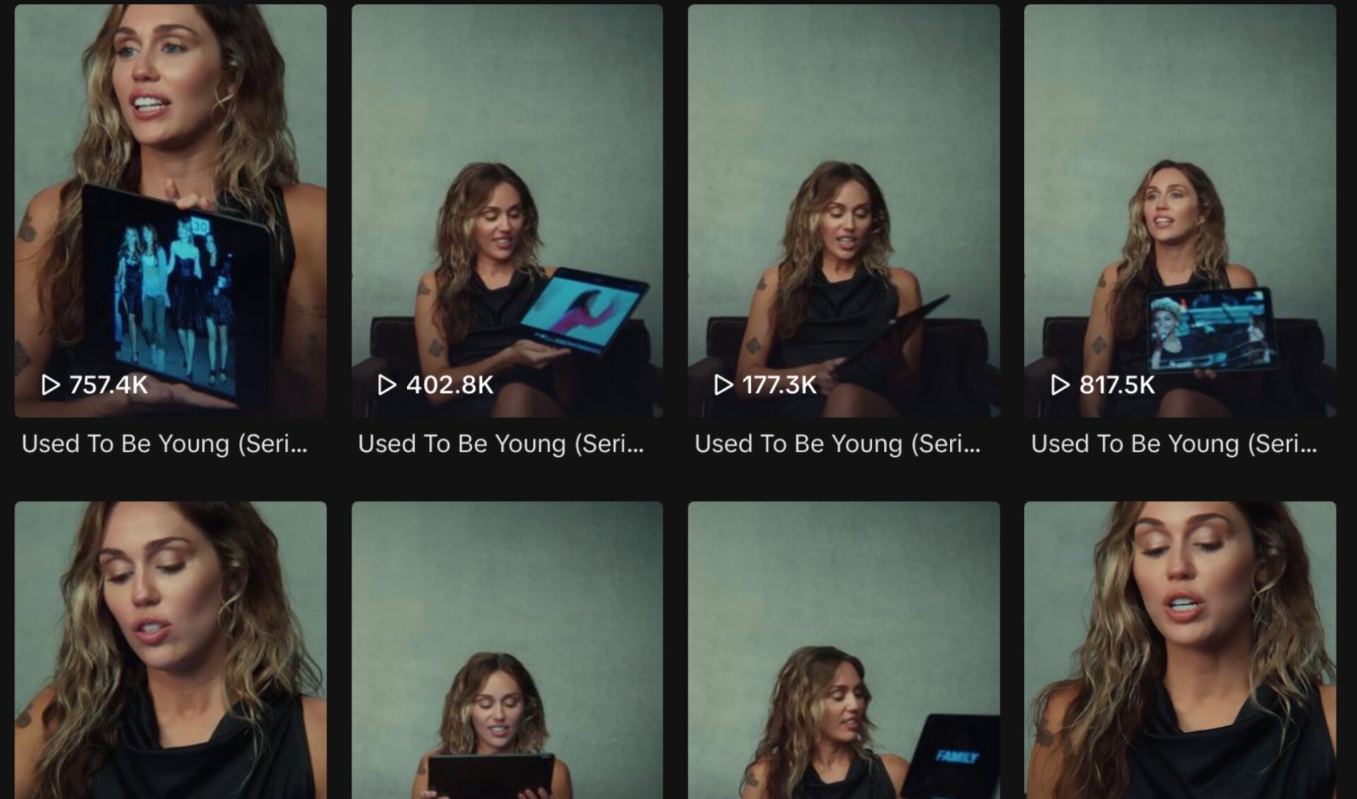 Miley Cyrus explores her past on TikTok, gets 20 million views in five days