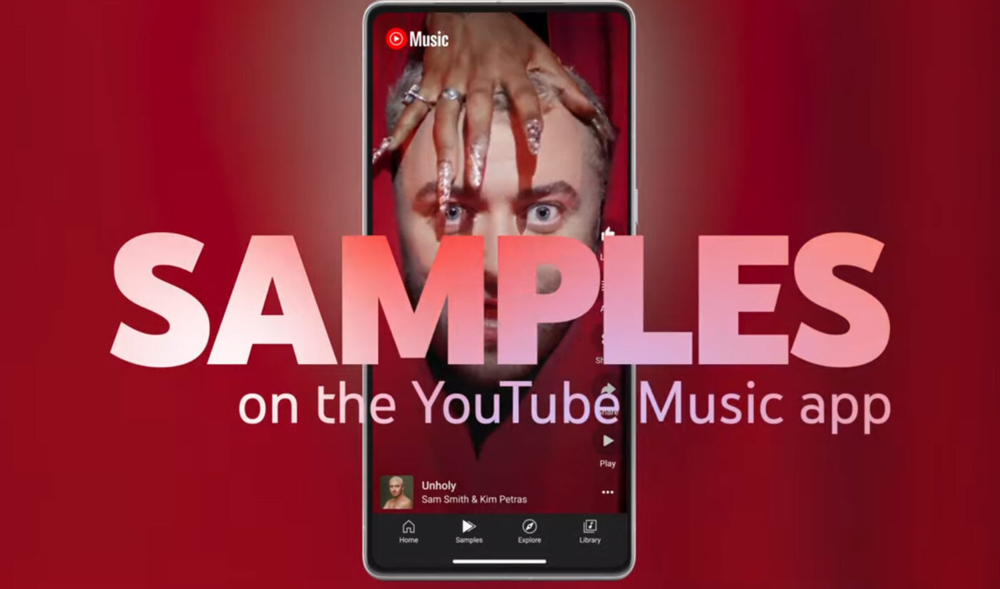 YouTube’s new Samples feed makes music short-form