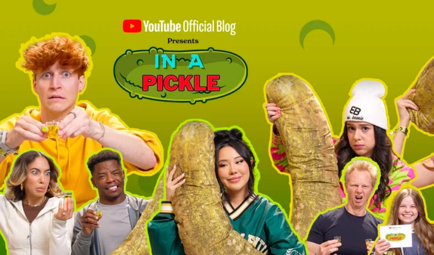 YouTube’s new creator interview series is ‘Hot Ones’ with pickle juice