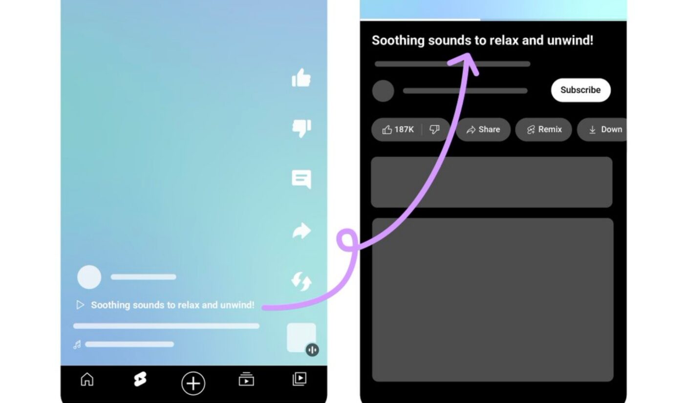 YouTube’s “related links” connect Shorts, long-form videos, and live streams