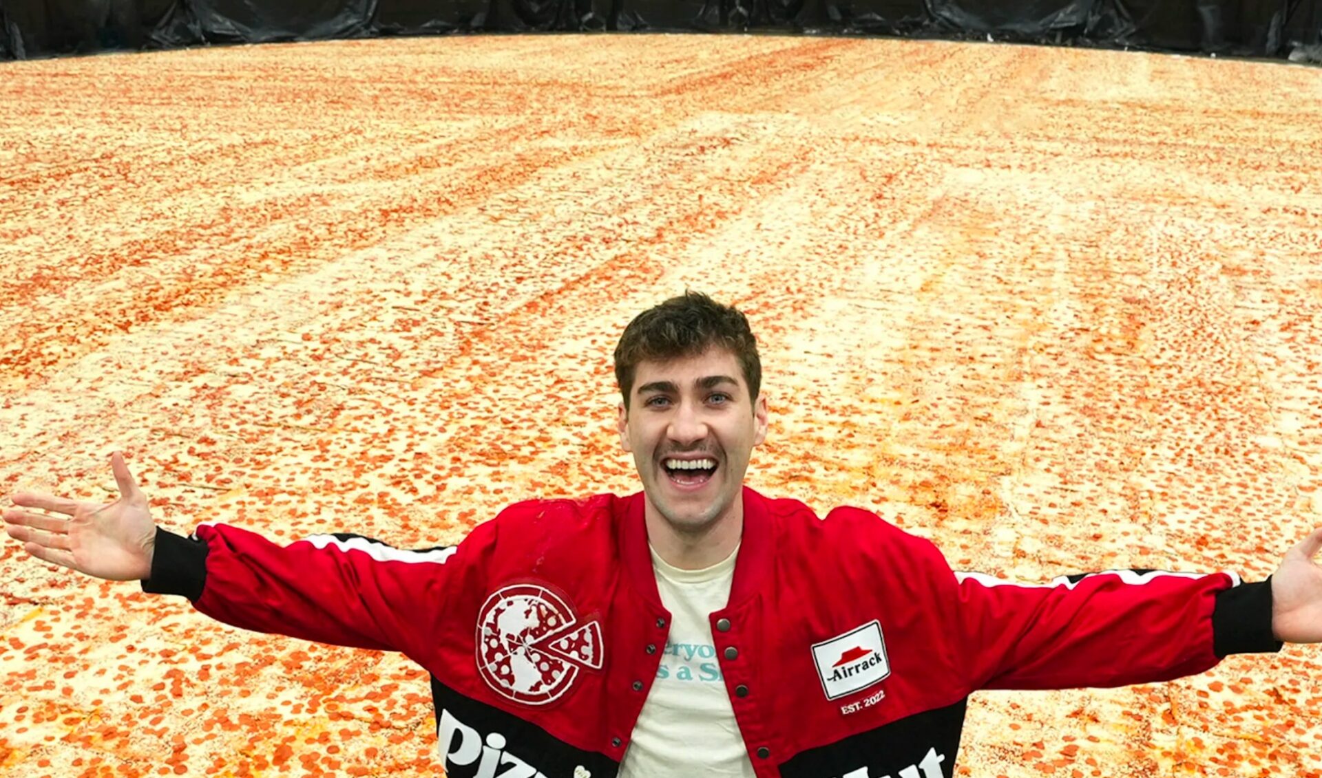 Airrack will go for a Guinness World Record on New Year’s Eve, one slice at a time