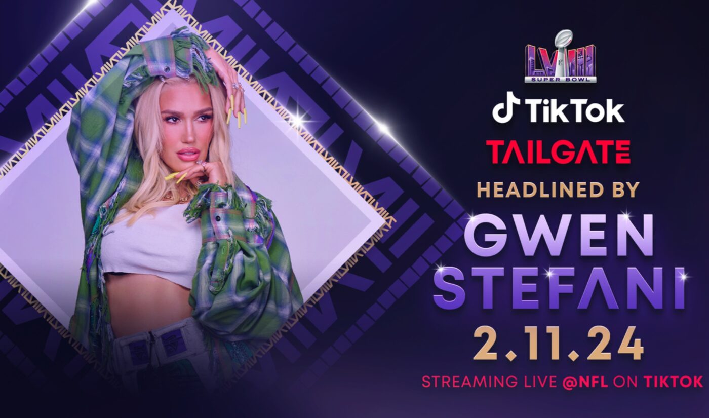 TikTok is bringing back its Super Bowl “tailgate” with a performance from Gwen Stefani