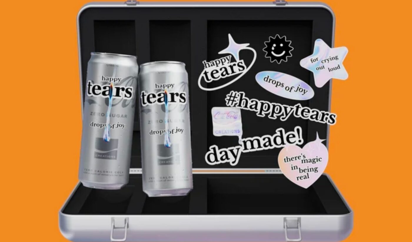 Coca-Cola cries “Happy Tears” with a TikTok-exclusive flavor
