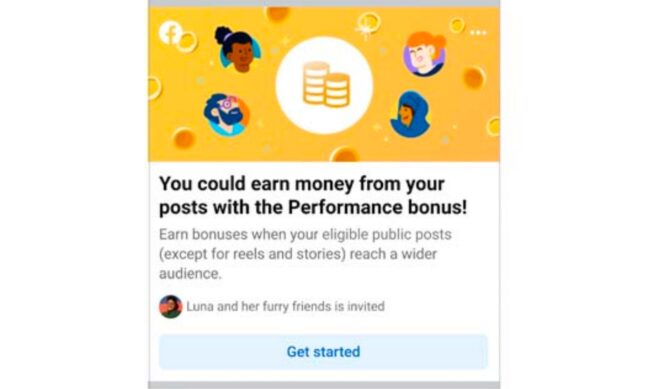 Facebook wants to take Performance Bonus earnings to the moon by removing monthly limits