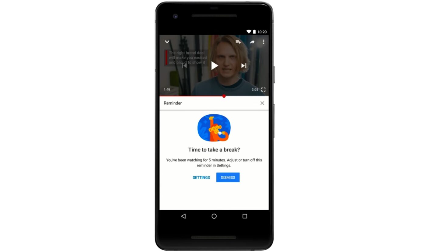 YouTube details “existing, recently launched, and upcoming tools” that protect young users’ mental health