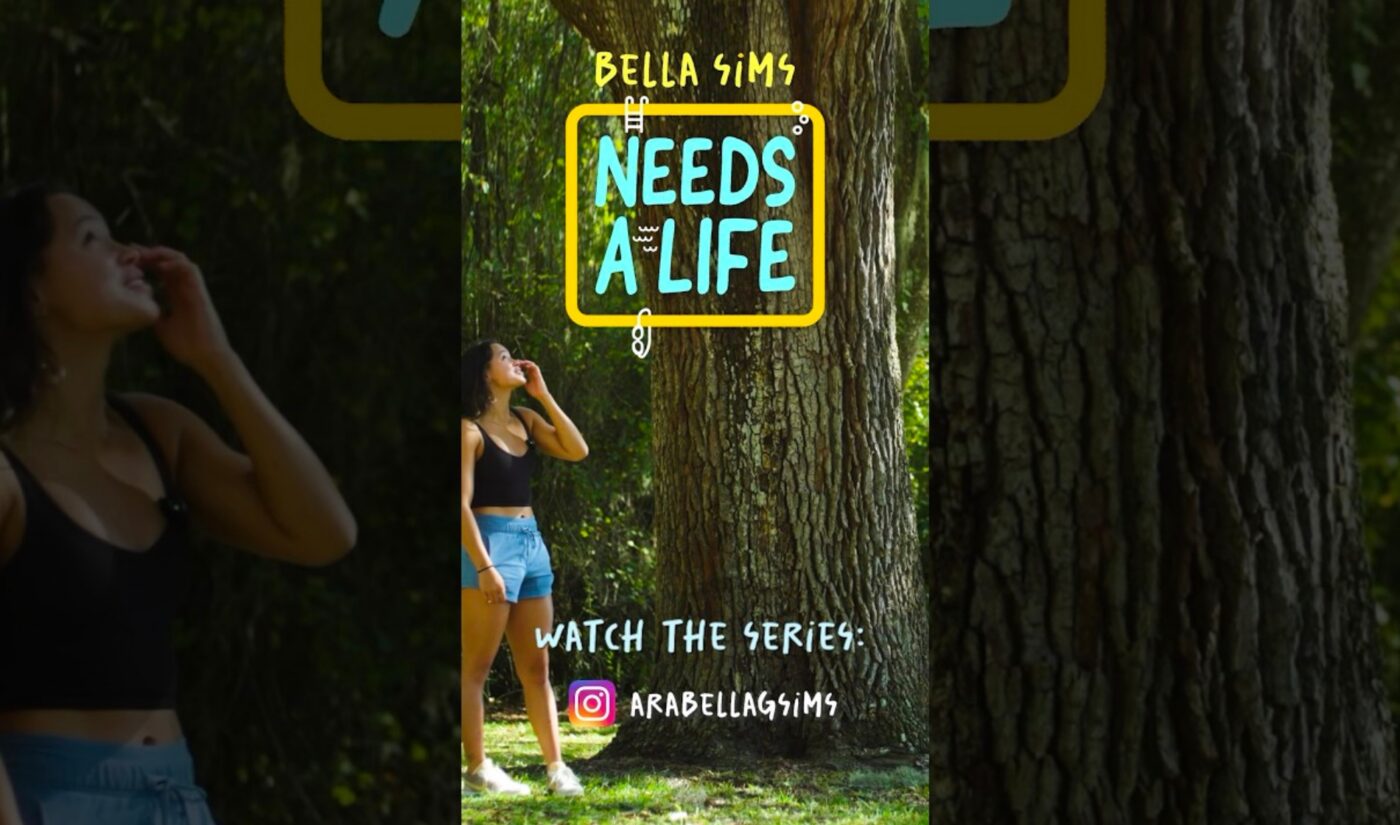 Even though she’s an Olympic medalist, Bella Sims needs a life. She’s getting one on Instagram.