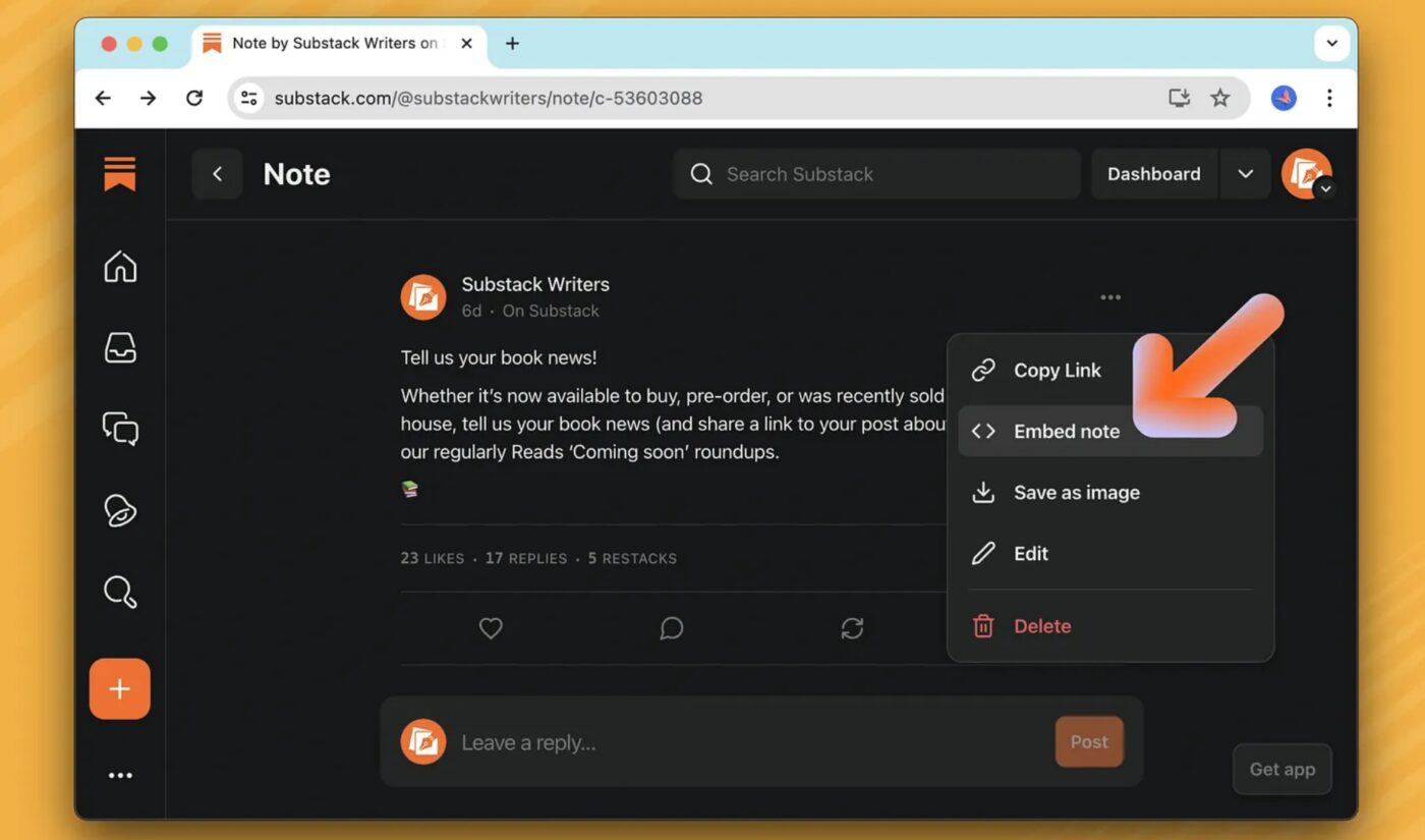 Substack wants users to put more videos in Notes and share them “across the web”