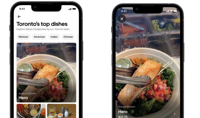 Uber Eats is the latest app to build its own For You Page