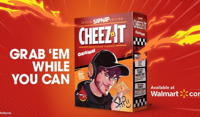 Sapnap-signed Cheez-Its are now on Walmart shelves
