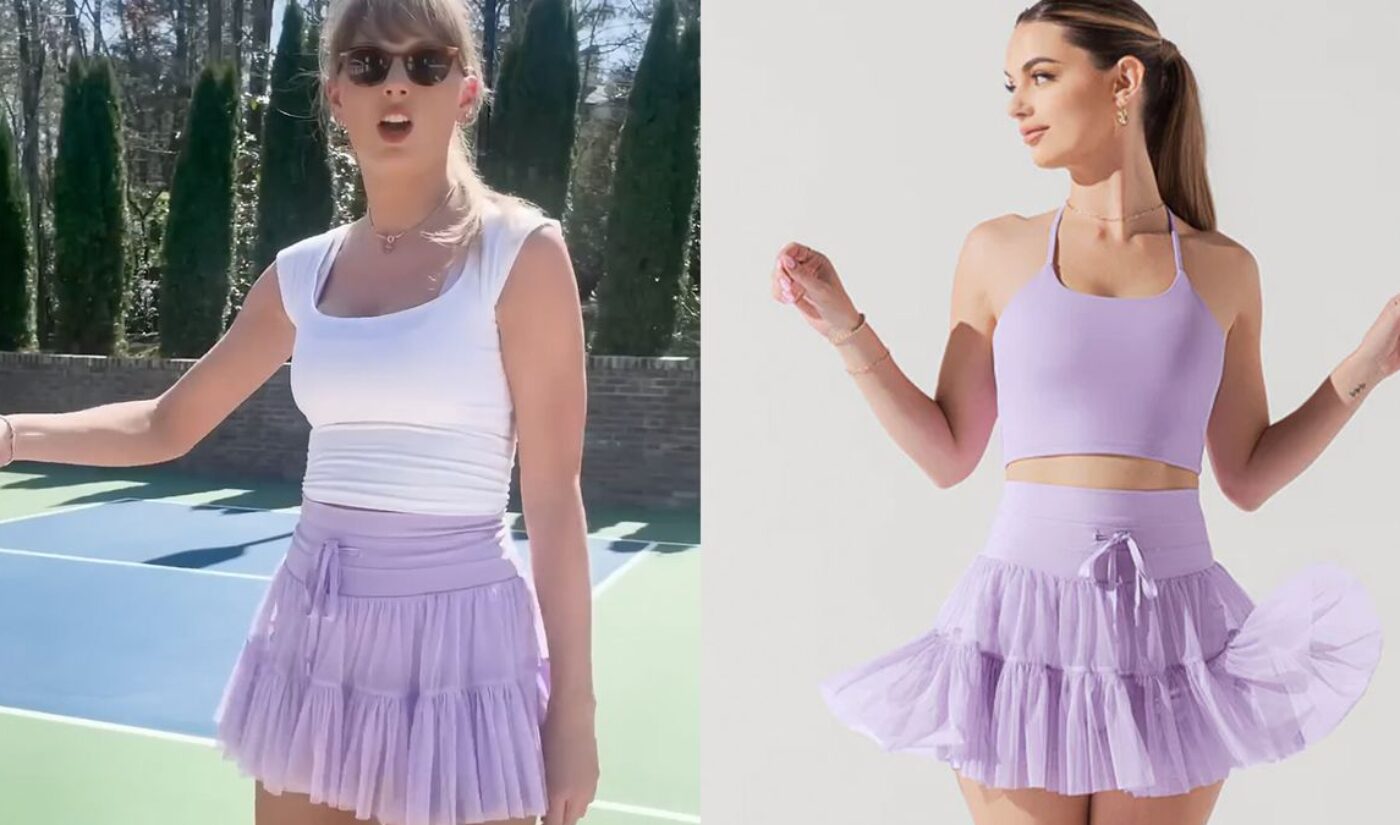 Taylor Swift wore a Blogilates skort for 3 seconds. Here’s what that did to sales.