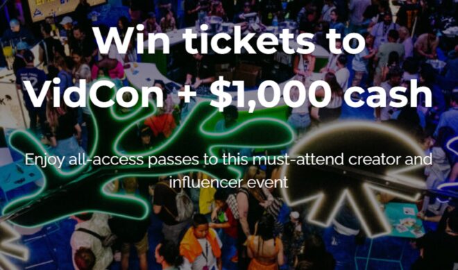 Tubefilter x Creator Logic are giving away 2 VidCon Industry track passes