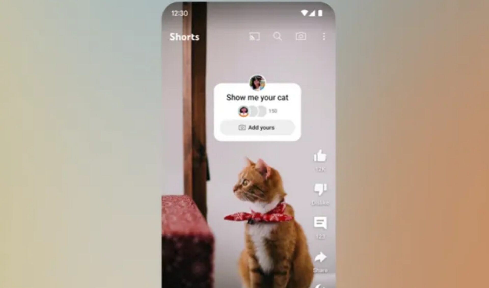 YouTube encourages collaboration among Shorts creators with experimental “Add Yours” sticker