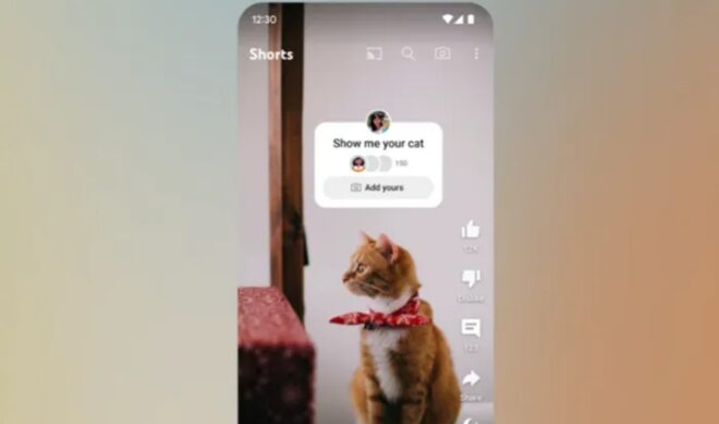YouTube encourages collaboration among Shorts creators with experimental “Add Yours” sticker