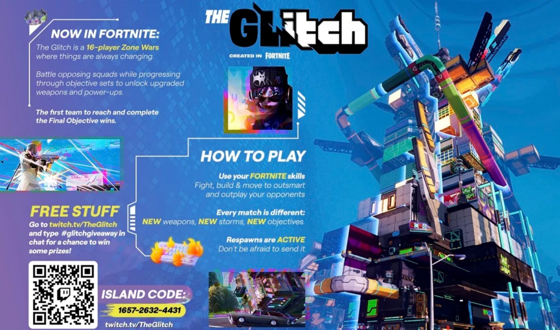 Twitch invites its community to drop into ‘The Glitch’ in ‘Fortnite’