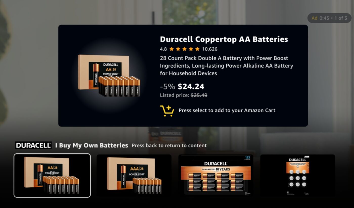 Amazon brought ads to Prime so it could fill them with shoppable links