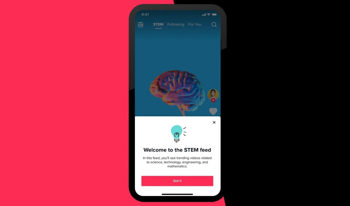 After bringing STEM feed to teens, TikTok realizes that adults need to learn science, too