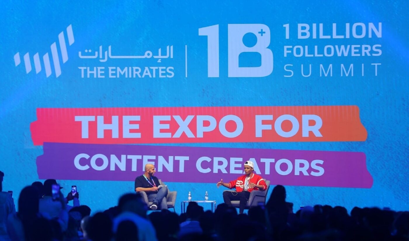 This Dubai creator summit is promising to give $1 million to someone who makes “content for good”