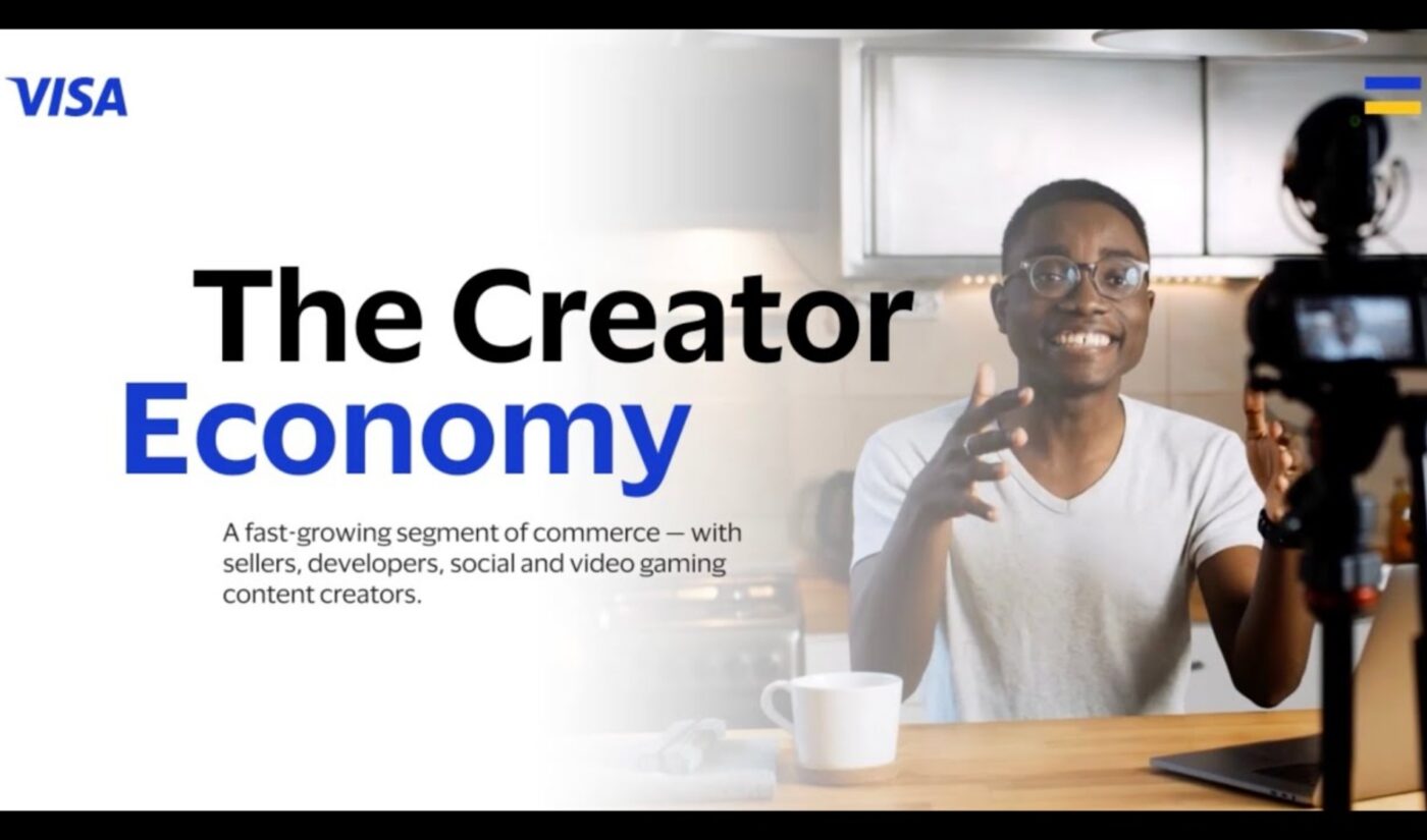 According to Visa, creators are now small businesses. Here’s why that matters.