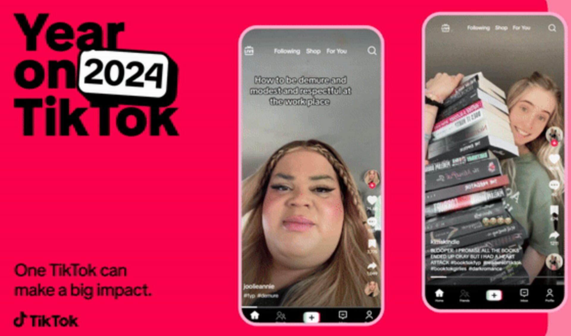 TikTok’s 2024 recap sums up its most demure, mindful year yet