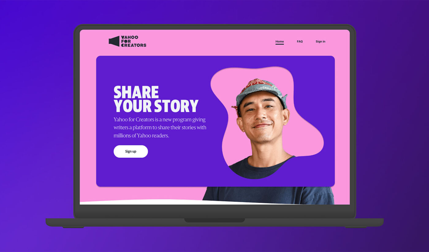 Yahoo News’ next big source? Creators, who are getting ad revenue in exchange for articles