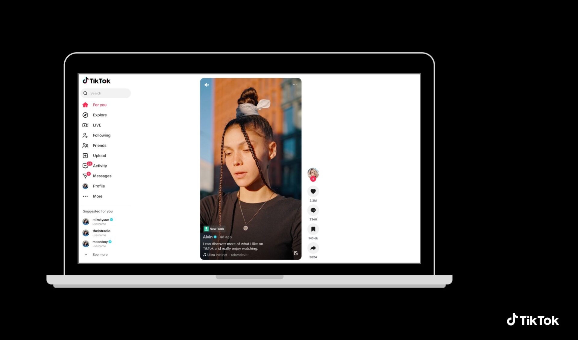 TikTok’s new For You Page is on your desktop