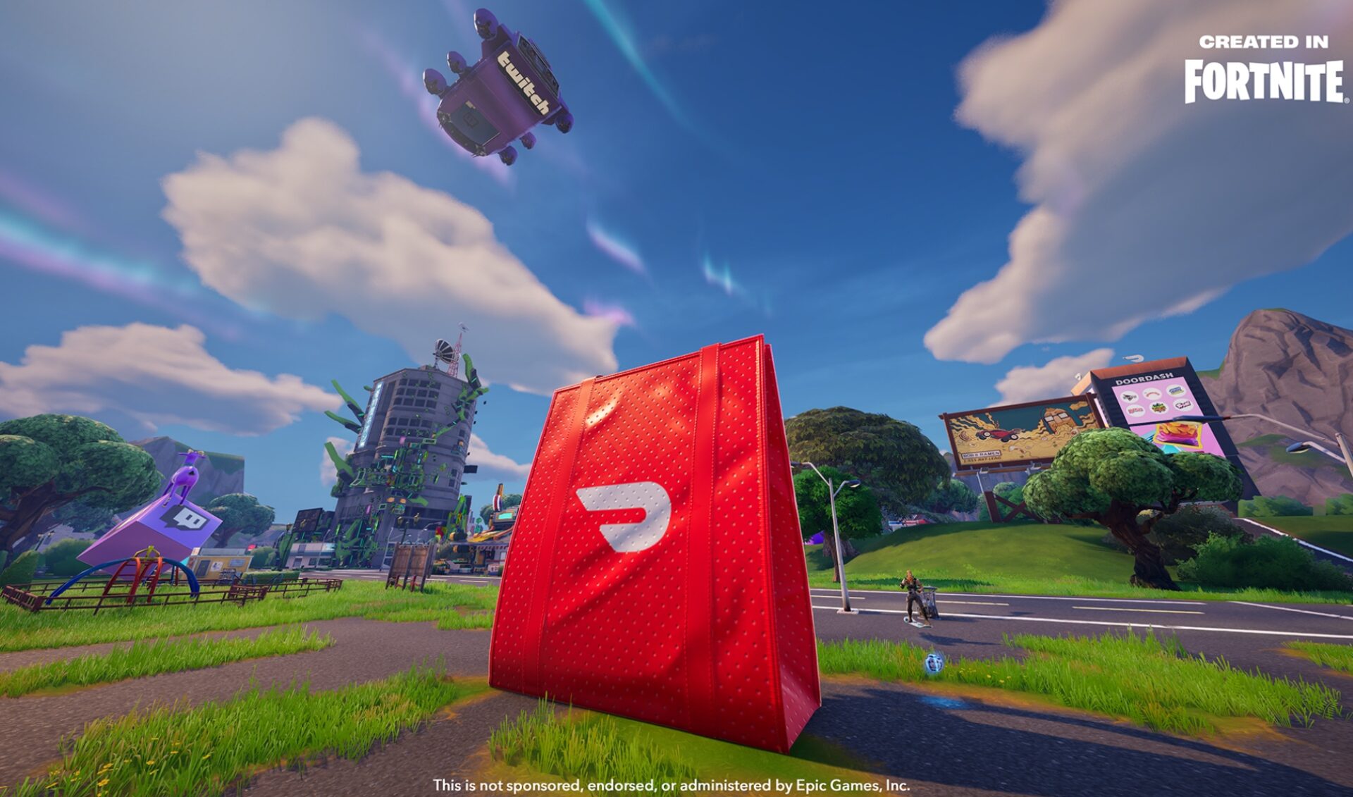 Twitch is using its “Battle of the Brands” to demonstrate the potential of its ‘Fortnite’ island