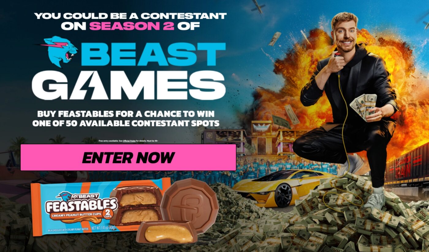 With Feastables/Beast Games linkup, MrBeast is making his brands more synergistic