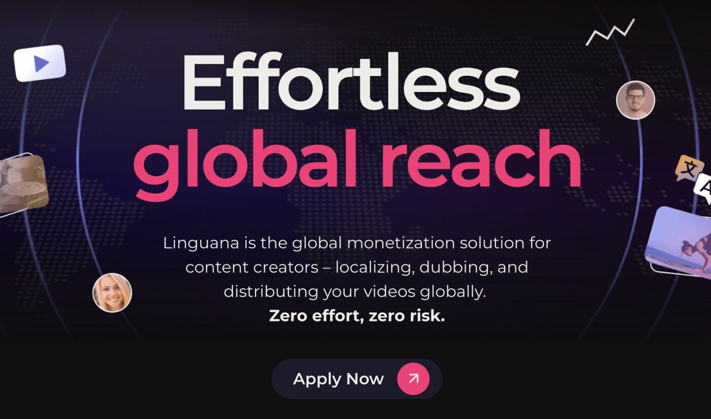 Content localization can give creators whole new audiences. Linguana wants to make it easy and affordable.