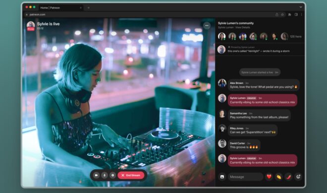 Patreon’s latest fan engagement tool comes in the form of live video