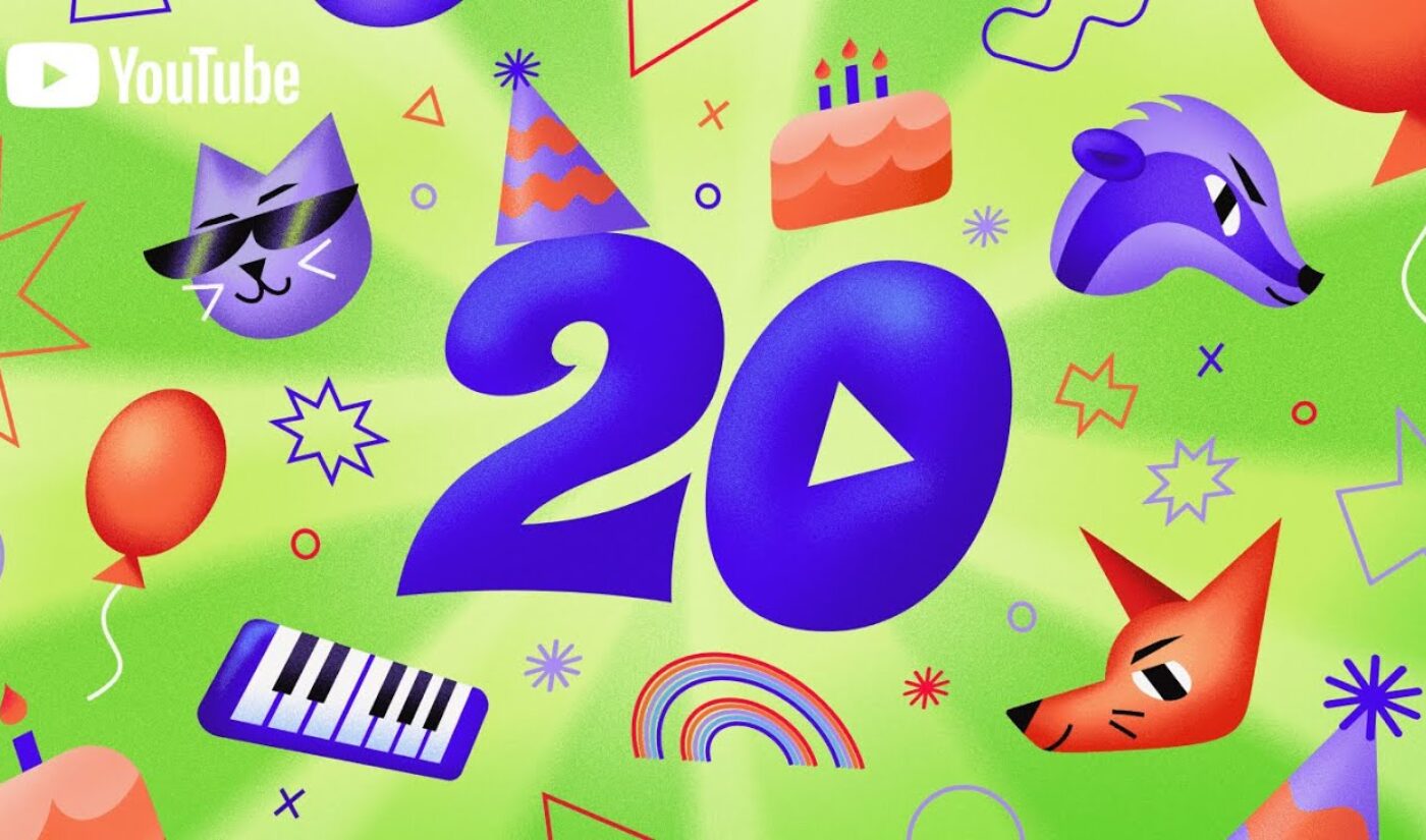 On YouTube’s 20th birthday, it has 20 billion videos