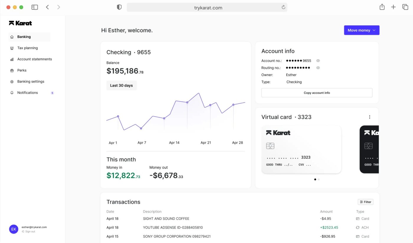 A trusted financial firm wants creator businesses to bank on Karat