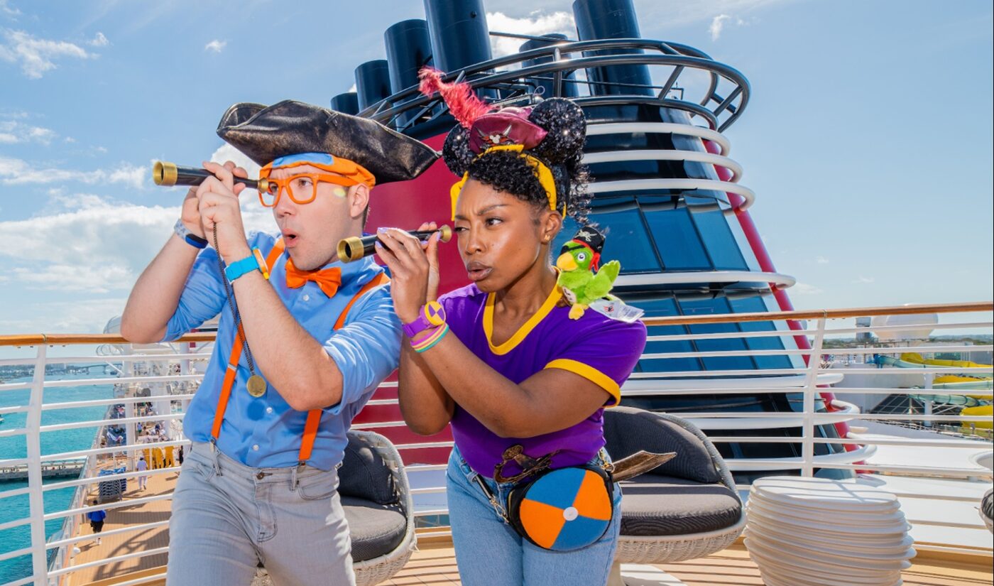 Disney’s plan for pre-summer advertising? Get Blippi on board (literally).