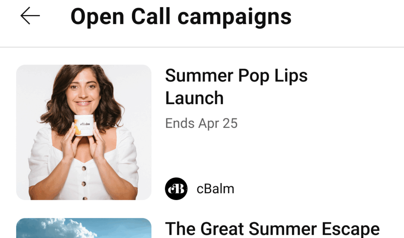 Calling all creators: YouTube’s Open Call lets brands request custom sponcon